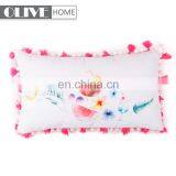 Custom Design Flower Paint Printed Furniture Cushions Decorative Pillow Outdoor thumbnail-1