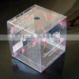 2016 Promotion Custom Printing Clear Plastic PVC Box