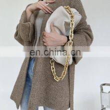 Женская модная овальное длинное кардиган из кашемира и шерсти с рибкой и поясом thumbnail-2