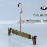 Flat Lacquer Wooden Hanger With Slip Hook thumbnail-1