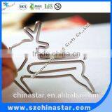 Big Flat Metal Nickel Plated Steel Assorted Animal Shaped Paper Clip thumbnail-2
