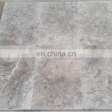 Premium Quality Wholesale Silver Travertine Tumbled Outdoor and Indoor Construction Projects Made in Turkey CEM-T-06 thumbnail-2