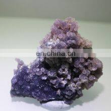 Novelty Gifts Crystals Healing Stones Amethyst Semi-Precious Stone Grape Agate Botryoidal Purple Chalcedony Crystal Crafts thumbnail-3