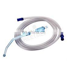 Factory Price Medical Disposable Yankauer Suction Tube Connecting Tube With Yankauer Handle Crown Flat Head thumbnail-1