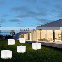 Garden Light LED Cube Chair Waterproof ColorfRohs 43cm LED Bar Table for Outdoor Event Party Mobile Bar Stools thumbnail-5