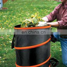 Наружная складывающаяся быстроразворачивающаяся мусорка на 30 галлонов для травы и листьев для походов в лагерь, переработки отходов и сада thumbnail-2