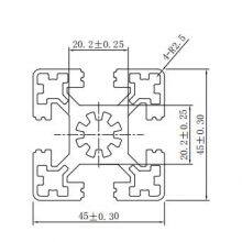 MK-10-4545W Aluminium Extrusion Extruded Aluminum Profile 4545 for Workbench thumbnail-2