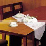 Hot Sale Wholesale Cheap White Damask Table Runner
