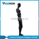Glossy Black Fiberglass Stand Male Mannequin thumbnail-4