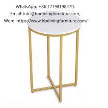 Gold Iron Legs MDF Side Tables thumbnail-1