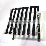 Stainless Steel X Frame Barcelona Ottoman thumbnail-6