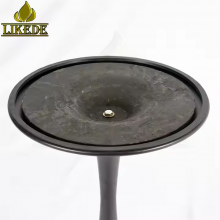 Newest Stainless Steel Tulip Table Leg Saarinen Table Base With Black Iron Heavy Duty Marble Tabletop for Workshops thumbnail-5