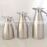 1L 1.8L 2.2L 1.5L double wall insulated stainless steel vacuum coffee pot water bottle