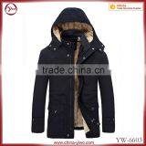 OEM new design custom winter cotton jacket men