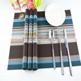 Europe Fashion New Style Blue With Brown Strip Rainbow Placemat thumbnail-1