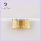 Hight Quality Gold Yellow Bridge Shape Zircon Gemstone