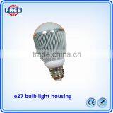 Quick-selling Energy Saving Powder Coating Round White Aluminum LED Bulb Light Housing for Indoors