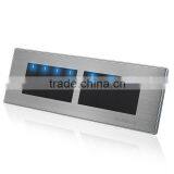 118-X1 Hot Wholesale Made in China Wall Switch Polo PC 7 Gang Wall Switch