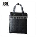 China Supplier Wholesale Men PU Leather Cross Section Briefcase Hand Bag