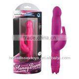 Sillicone 10 Mode Dildo Rabbit Vibrator Sex Toys thumbnail-3