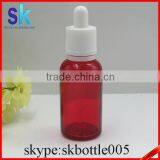 30ml e Liquid Glass Bottle Red Glass Dropper Bottle With Golden Cap thumbnail-4
