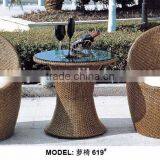 Rattan Roma Bistro Round Set for Outdoor Garden Furniture thumbnail-6