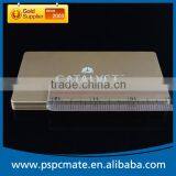 Cheap Slim Built-in Cable Credit Card Golden Power Bank 4000mAh thumbnail-1