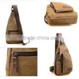 2015 Plain Standard Size Canvas Messanger Bag, Men's Shoulder Bag thumbnail-3