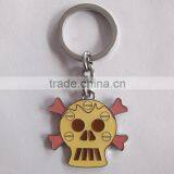 Fashion Zinc Alloy Skull Metal Keychain