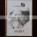 Wholesale Cheap Golden Baby Picture Pvc Plastic Photo Frame A4 A3 A2 A1 thumbnail-1