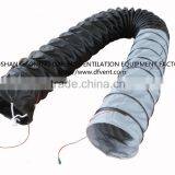 Explosion Proof Heat Resistant Flexible Blower Duct With Grouding Clips