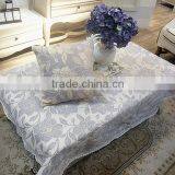 Jacquard Woven Chenille Cotton Handmade Table Cloth, Table Cover