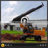 water well drilling rig price for water well dig hole with high rotary speed