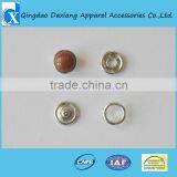 4 Parts Metal Ring Snap Buttons With 5 Prongs