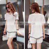 New Fashion Chiffon Blouse 2016 for Fat Girls t Shrit and Silk Chiffon Fabric thumbnail-2