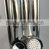 Gold Plated Stainless Steel Hollow Handle Kitchen Tools
