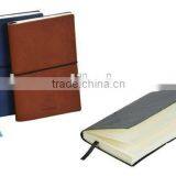 2011 Style pu Cover Notebook With Elastic Closure