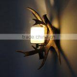 Rural Style Light Resin Antler Creative Light Deer Horns II Wall Lamp thumbnail-2