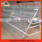 3 Tiers 120 Chicken Hot Galvanized Layer Poultry Battery Cages thumbnail-3