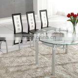 Modern China Glass Round Side Table