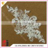 HC-2679-1 Hechun New Design Hook Line Beaded Lace Applique for Dress thumbnail-1