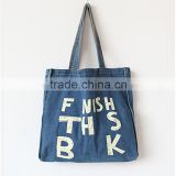 Fashion Cheap High Capacity Denim Shopping Tote Bag