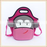high quality Printed neoprene kids lunch bags for kid cooler bag