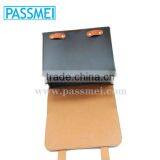 bi Tonal Leather Shoulder Bag,Trunk Medium Bi-colour Leather Shoulder Bag thumbnail-3