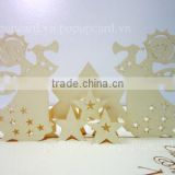 Angle( and star ) Merry Christmas Greeting 3d pop up card