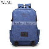 China Wholesale Vintage Canvas Backpack School Bags for Teenagers Boys Supplier's Choice
