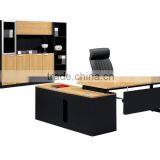 T Shape Melamine Laminated Luxury Open Space Market Wood and Steel Office Manager Desk thumbnail-1
