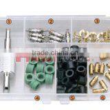 71PCS Valve Core Repair Kit, Air Condition Service Tools of Auto Repair Tools