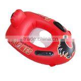 safety red inflatable baby boat with double handle for water leisure,inflatable baby swimming float