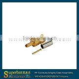 RF Connector, 50 Ohm Straight Crimp Plug SMC Connector for RG-316, RG-188, RG-174 thumbnail-1